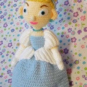 Dolly Cinderella 15 inches PDF crochet pattern image 2