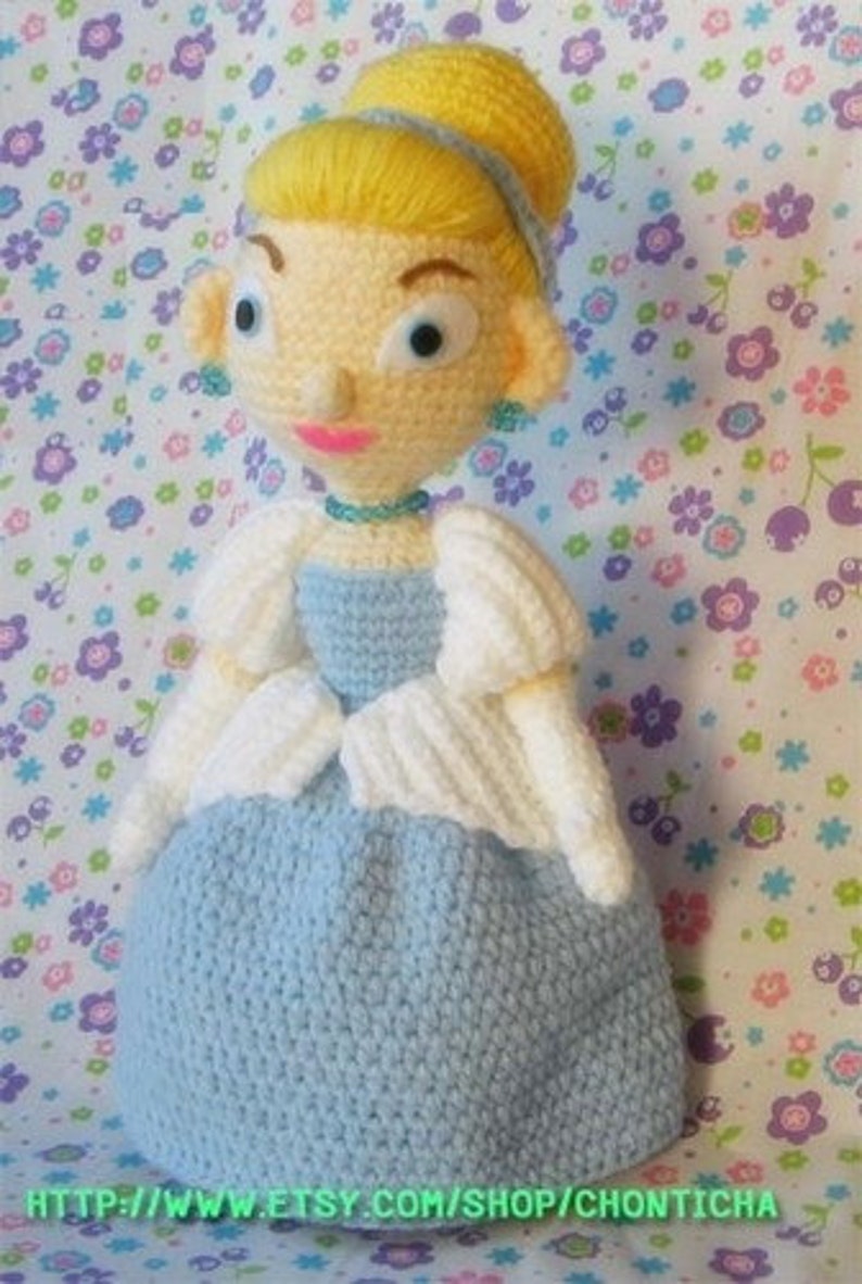Dolly Cinderella 15 inches PDF crochet pattern image 2