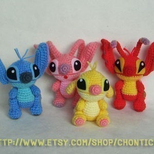 STITCH and the GANG PDF amigurumi crochet pattern image 1