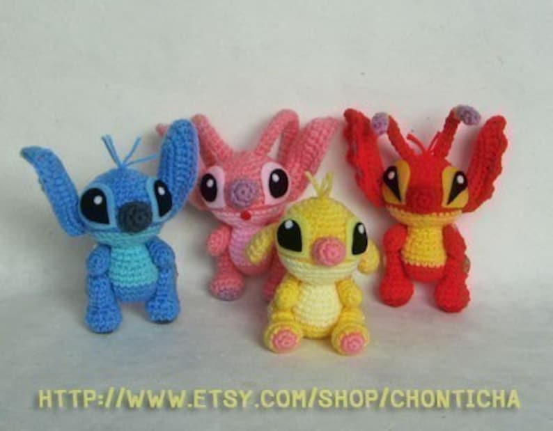 STITCH and the GANG PDF amigurumi crochet pattern image 1