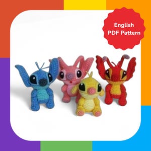 STITCH and the GANG - PDF amigurumi crochet pattern