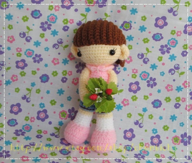 MEI MEI girl 8 inches PDF crochet pattern image 2