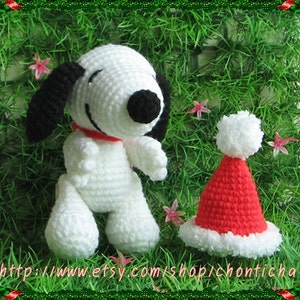 Snoopy 5 inches PDF amigurumi crochet pattern image 4