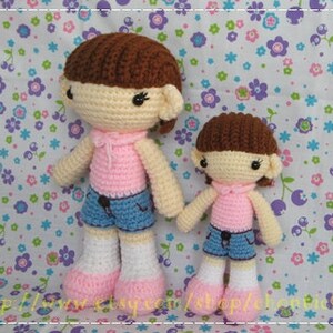 MEI MEI girl 8 inches PDF crochet pattern image 4