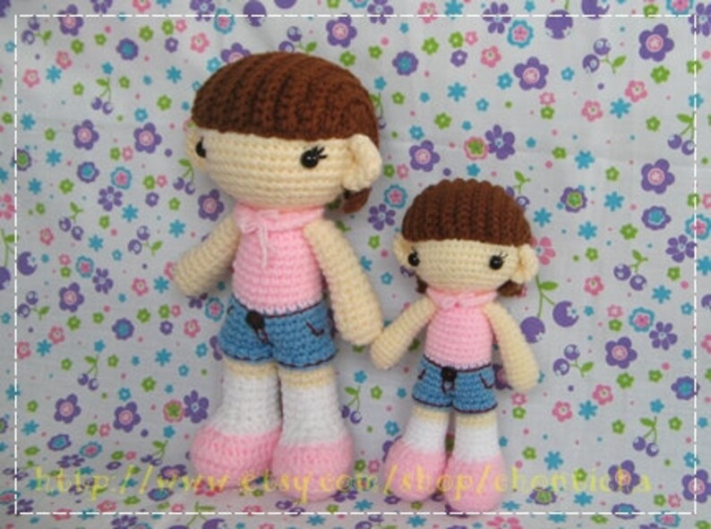 MEI MEI girl 8 inches PDF crochet pattern image 4