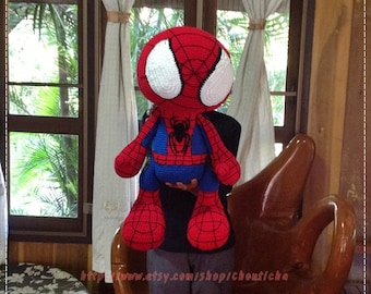 Spider M 22 inches - PDF crochet pattern