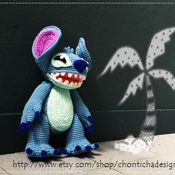 STITCH 15 inches - PDF amigurumi crochet pattern