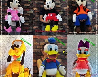 Mickey Mouse and the gang (6patterns) - Amigurumi crochet pattern