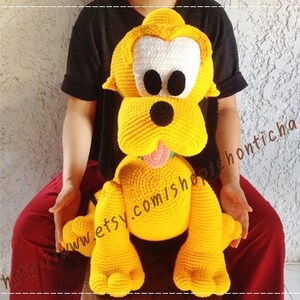 Pluto dog 22inches PDF amigurumi crochet pattern image 4