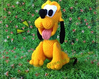 Pluto Dog 8inches - PDF amigurumi crochet pattern