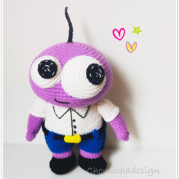 Smiling friends PIM 12inches - PDF amigurumi crochet pattern