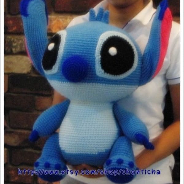 STITCH 20 inches - PDF amigurumi crochet pattern