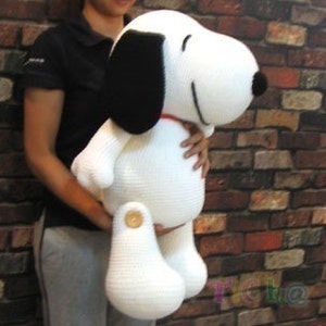 Snoopy dog 27 inches PDF amigurumi crochet pattern image 2