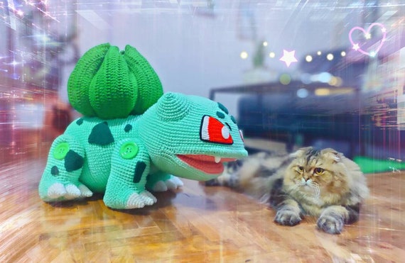 フシギダネのかぎ針編みパターン | 23インチのポケモンぬいぐるみ（PDF