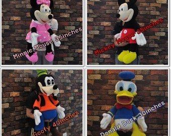 Mickey Mouse and the Gang (GIANT) - PDF amigurumi crochet pattern