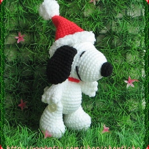 Snoopy 5 inches PDF amigurumi crochet pattern image 1