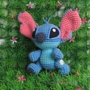 Stitch super lindo PDF patrón de ganchillo amigurumi imagen 1