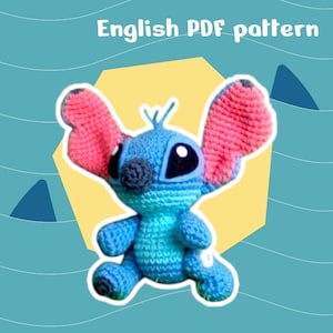 Stitch super cute - PDF amigurumi crochet pattern