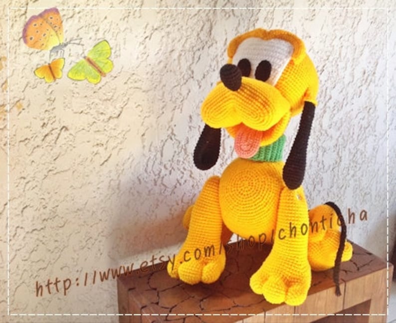 Pluto dog 22inches PDF amigurumi crochet pattern image 1