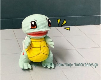 Squirtle 22 inches - PDF amigurumi crochet pattern