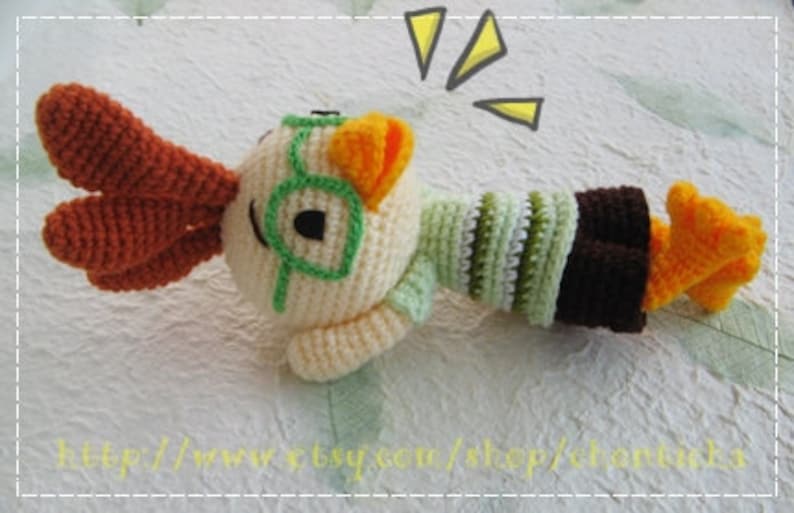 Chicken little 9 inches PDF crochet pattern image 3