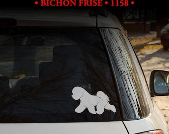 Bichon Frise sticker - MULTIPLE DESIGNS! | Dog decal | Home decor | Plaque | Emblem | Laptop design