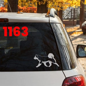 Alaskan Malamute sticker | Alaskan Malamute decal | MULTIPLE DESIGNS! | Dog sticker | Dog decal | Car sticker | Laptop sticker | Car decal