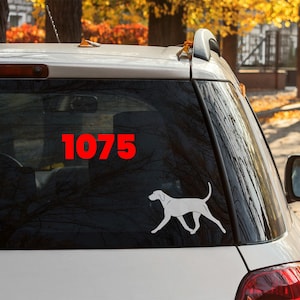 Plott Hound sticker | Plott Hound decal | MULTIPLE DESIGNS! | Dog sticker | Dog decal | Car sticker