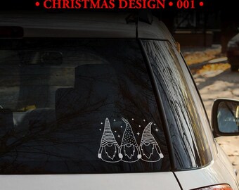 Christmas sticker - MULTIPLE DESIGNS! | Decal | Home decor | Plaque | Emblem | Laptop design