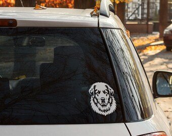 Autocollant de chien de berger des Tatras - Polski Owczarek Podhalanski - DESIGNS MULTIPLES ! | Décalcomanie de chien | Décoration intérieure | Plaque | Autocollant De Voiture