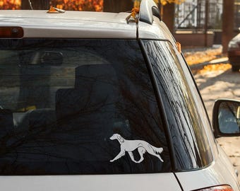 SALE ITEM - Saluki sticker | Dog decal | Home decor | Plaque | Emblem | Laptop design