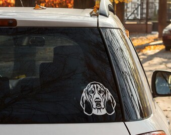 Schwyz Hound - Schwyzer Laufhund - CONCEPTIONS MULTIPLES ! | Décalcomanie de chien | Décoration intérieure | Plaque | Autocollant De Voiture