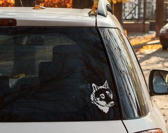 Shikoku Ken sticker | Dog decal | Home decor | Plaque | Emblem | Laptop design