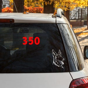 Dutch Shepherd sticker | Hollandse Herdershond decal | MULTIPLE DESIGNS! | Dog sticker | Dog decal | Car sticker