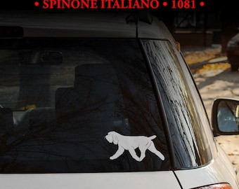 Pegatina de Spinone Italiano - ¡MÚLTIPLES DISEÑOS! / Calcomanía para perro / Decoración del hogar / Placa / Emblema / Diseño para portátil