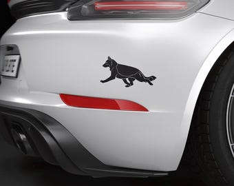 SALE ITEM - German Shepherd sticker | Dog decal | Home decor | Plaque | Emblem | Laptop design
