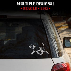 Beagle Aufkleber | Aufkleber Beagle | Hundeaufkleber | Hundeaufkleber | Autoaufkleber | Laptop Aufkleber | Auto Aufkleber