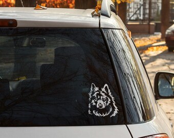 Danish Spitz sticker | Dog decal | Home decor | Plaque | Emblem | Laptop design