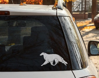 SALE ITEM - Borzoi sticker | Dog decal | Home decor | Plaque | Emblem | Laptop design
