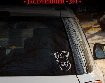 Jagdterrier sticker - MULTIPLE DESIGNS! | Dog decal | Home decor | Plaque | Emblem | Laptop design