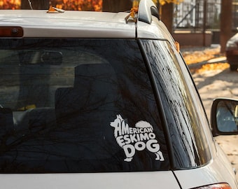 American Eskimo Dog sticker - MULTIPLE DESIGNS! | Dog decal | Home decor | Plaque | Emblem | Laptop design