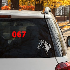 Horse sticker | Horse decal | MULTIPLE DESIGNS! | Dog sticker | Dog decal | Car sticker
