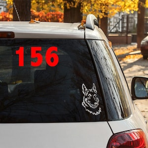 Czechoslovakian Vlcak sticker | Czechoslovakian Vlcak decal | MULTIPLE DESIGNS! | Dog sticker | Dog decal | Car sticker