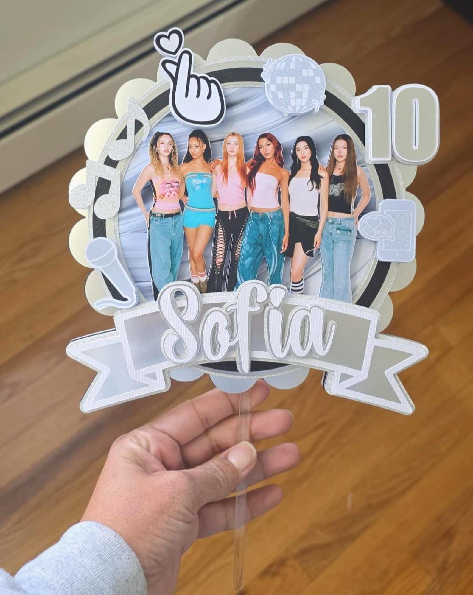 Katseye Cake Topper Personalized K pop Cake Topper Custom Name And katseye-cake-topper-personalized-k-pop-cake-topper-custom-name-and