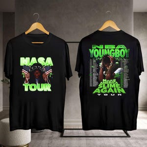 Graphic NBA Youngboy 2025 Concert Shirt, NBA Youngboy Masa 2025 Tour T-shirt, NBA Youngboy Fan Gift, Youngboy Merch, Youngboy Hiphop Shirt