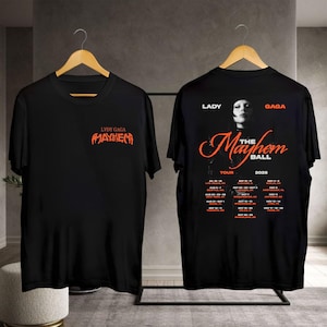 Lady Gaga Mayhem Shirt, Lady Gaga The Mayhem Ball Tour 2025 Shirt, Lady Gaga Graphic Shirt, Lady Gaga Fan Shirt, Lady Gaga Merch, Lady Gaga