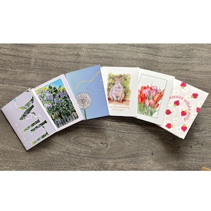Lot de 6 cartes de vœux