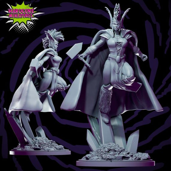 Storm worthy, Marvel, RPG Resin 3D Printed, Hardcore Miniatures, Marvel Crisis Protocol, 35mm, 40mm, 70mm or 1/16th