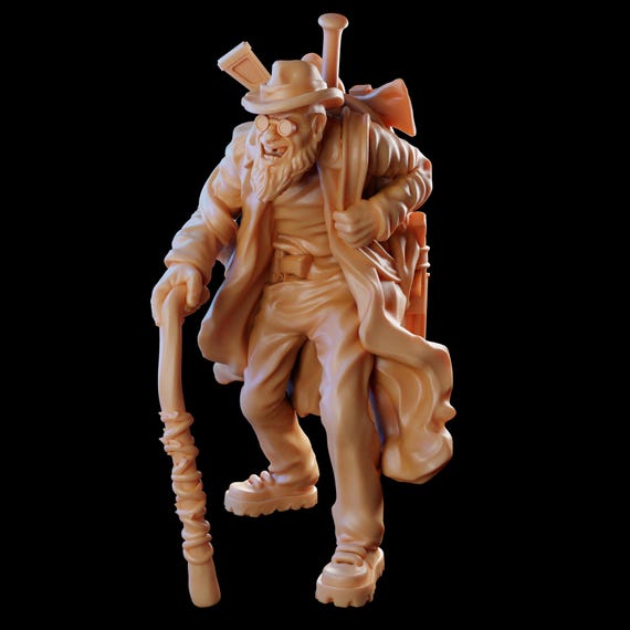 Merchant Survivor | HD Resin Print | Vaultz | Table Top | Apocalypse | Survival | Zona Alfa | Zombicide | 28mm or 32mm