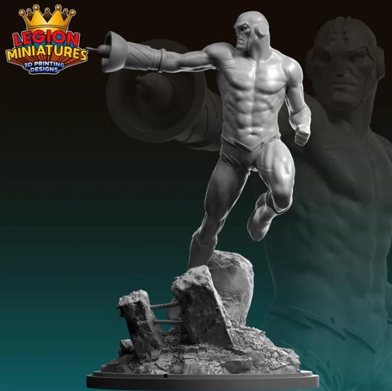 Klaw, Marvel RPG Resin Model Kit, 3D Printed, Highly detailed, By Legion miniatures Sculpts, 40mm or 75mm